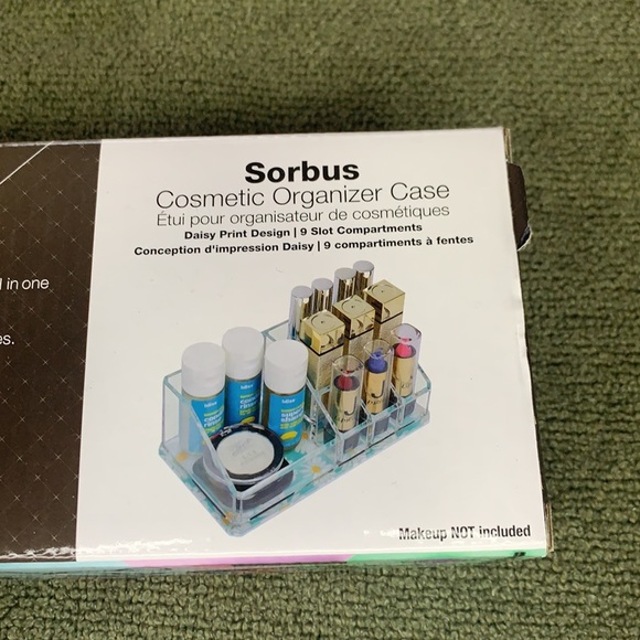 Sorbus Mini Organizer With 9 Slots- Daisy Print - Picture 3 of 9